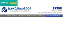 Tablet Screenshot of markberard.com